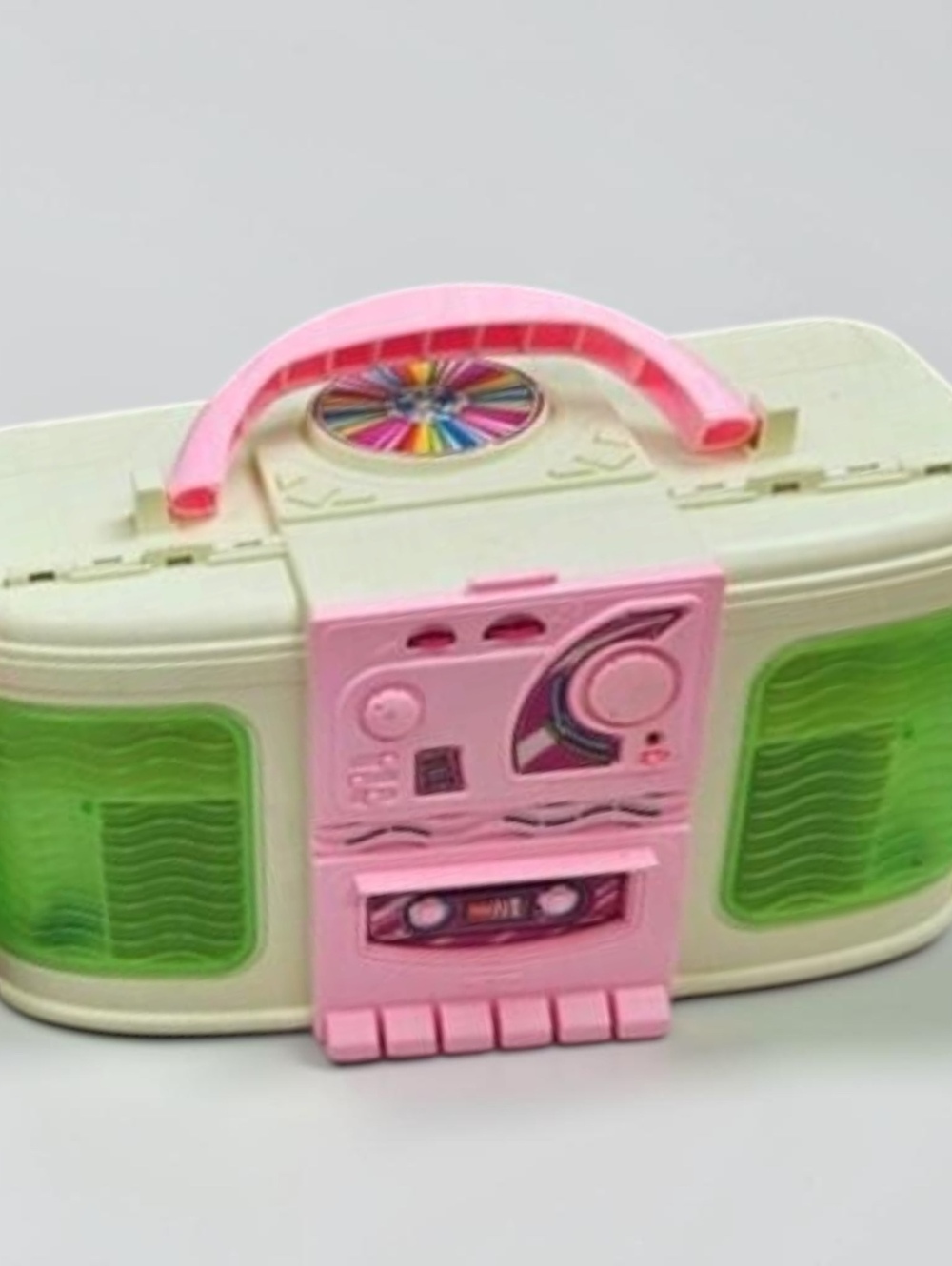 Vintage 1999 Mattel Barbie Rock n Roll Radio House Playset – Portable Untested